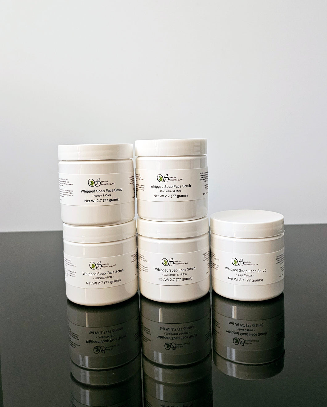 WHIPPED SOAP FACE SCRUB - CUCUMBER MELON