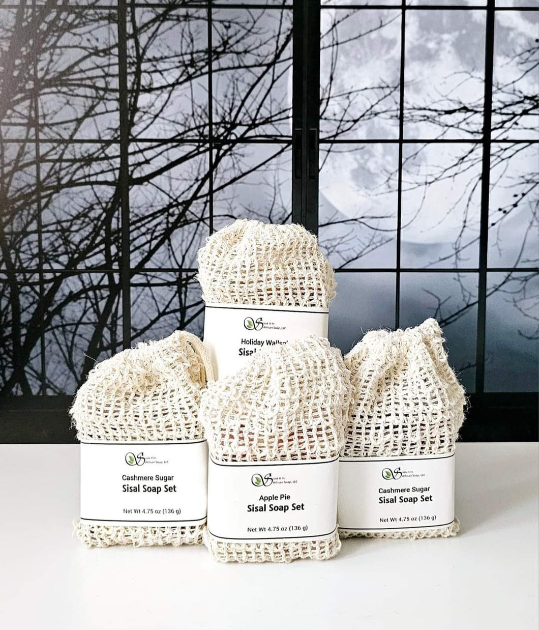 CASHMERE SUGAR SISAL SOAP SET