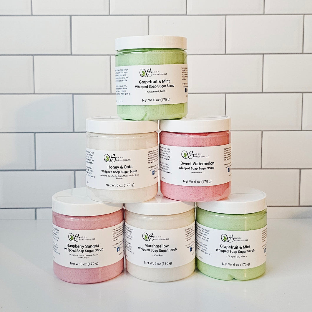 WHIPPED SUGAR SCRUB SOAP COLLECTION